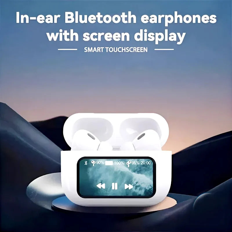A9 Pro AirPods with Display Screen - Premium Wireless Earbuds
