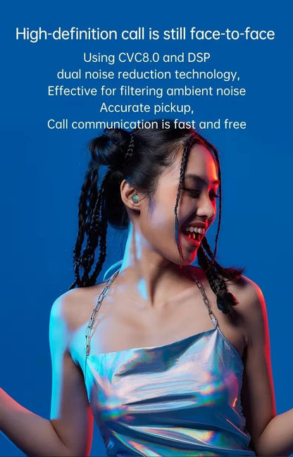 AKCOME 5.3 Wireless Earbuds with Advanced Biological Dashboard