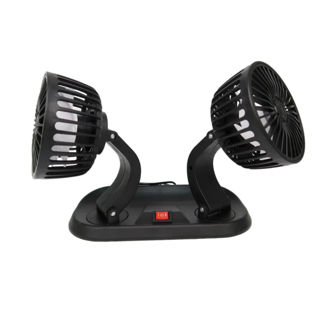 Double Head Vehicle Fan