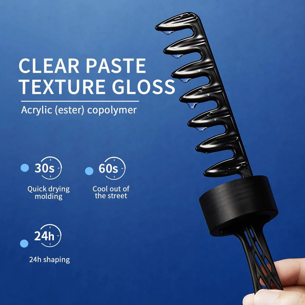 VEZE Cool Styling Oil Head Gel – Professional hair gel for smooth and defined hairstyles.