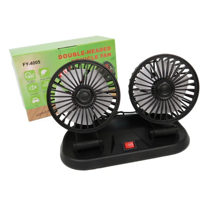 Double Headed Vehicle Fan