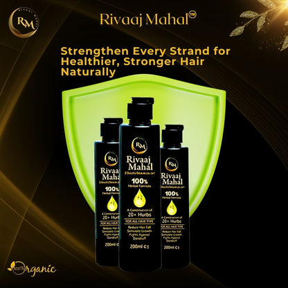 Rivaaj Mahal Ayurvedic Hair Oil – For Long, Strong & Lustrous Hair