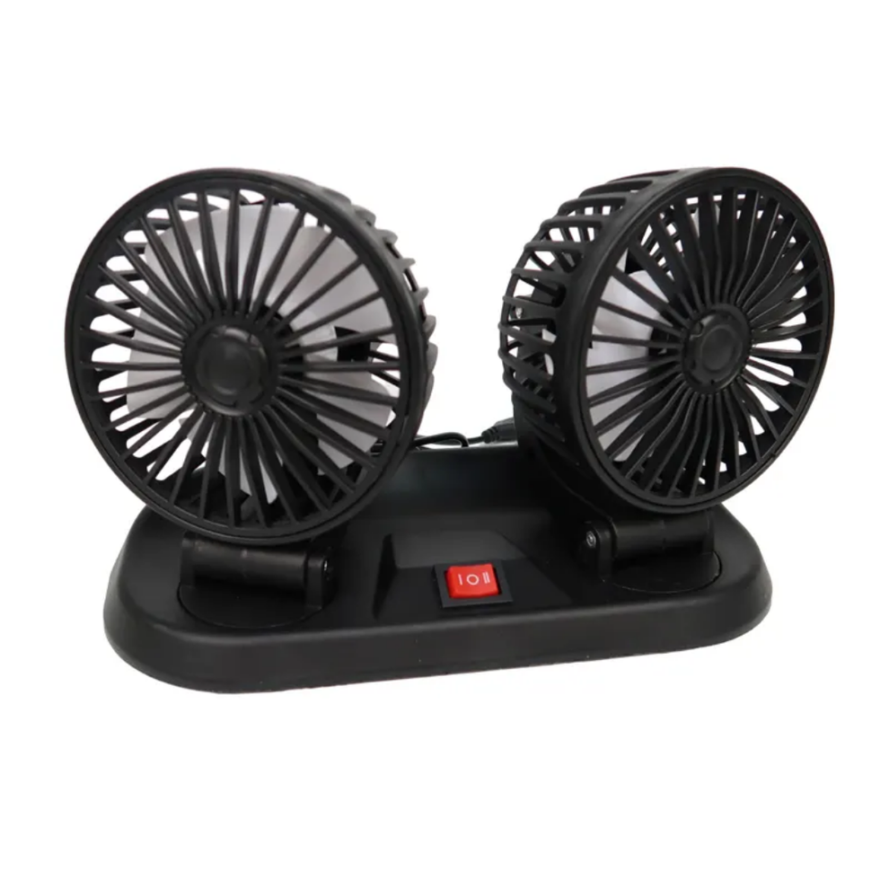 Double Headed Vehicle Fan