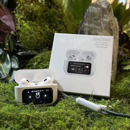 A9 Pro AirPods with Display Screen - Premium Wireless Earbuds