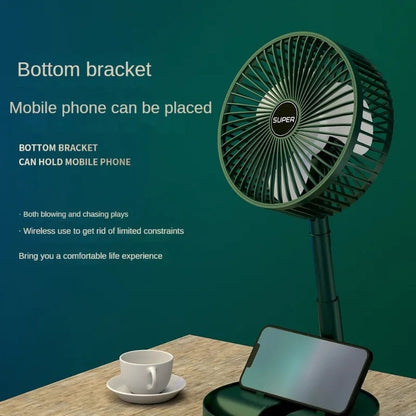 Portable USB Fan: Adjustable, Foldable, and Rechargeable