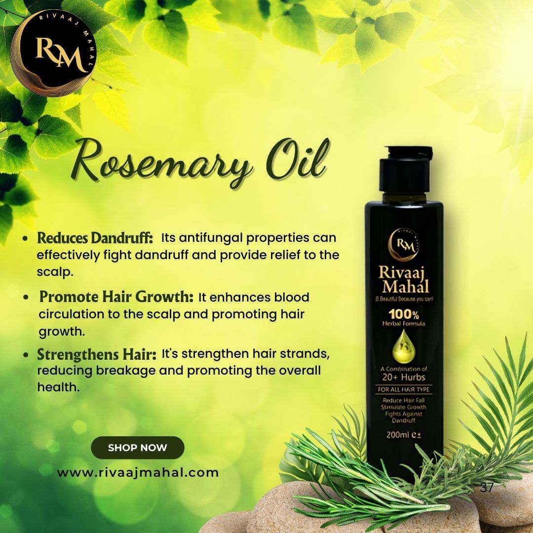 Rivaaj Mahal Ayurvedic Hair Oil – For Long, Strong & Lustrous Hair