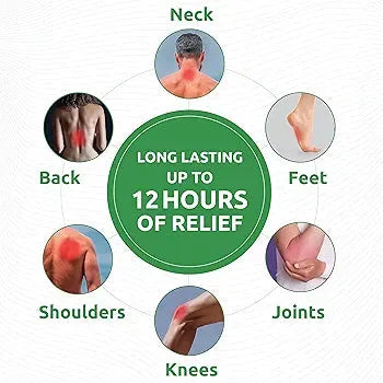 "Bend Without Pain – Powerful Herbal Knee Relief Patch!" Pack of 12