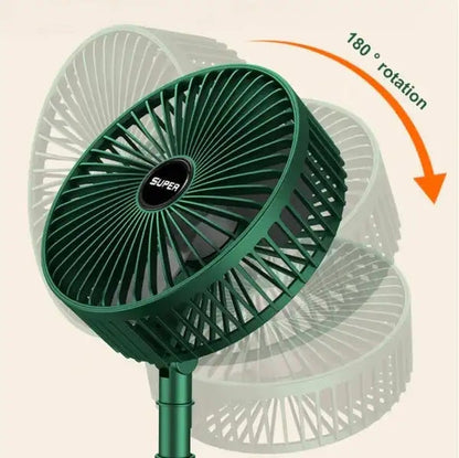 Portable USB Fan: Adjustable, Foldable, and Rechargeable